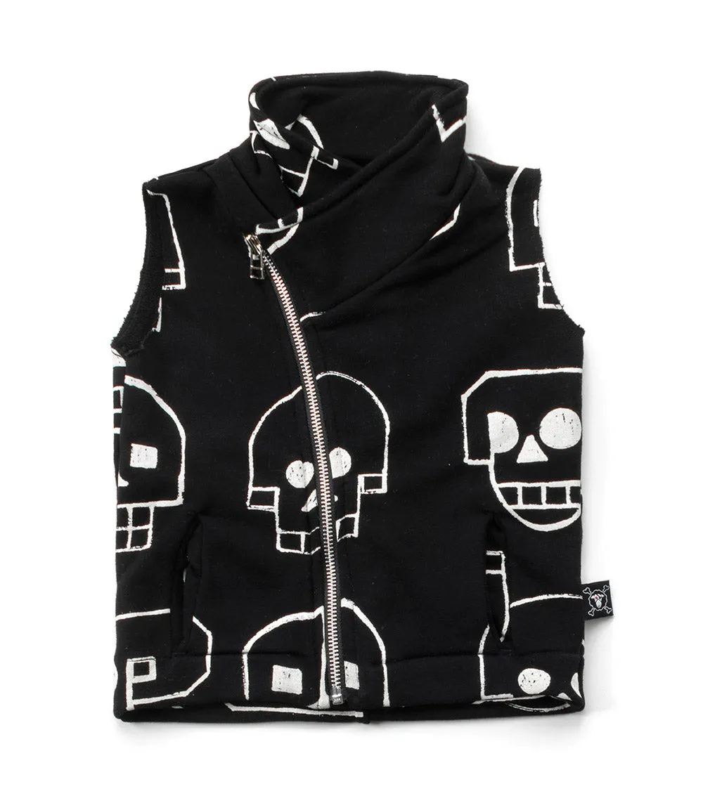 skull robot vest