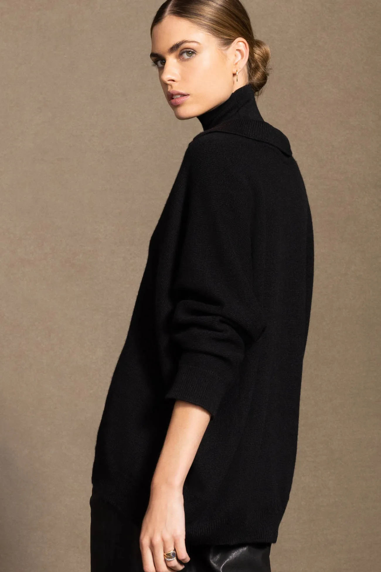 SMYTH COLLARED CASHMERE SWEATER