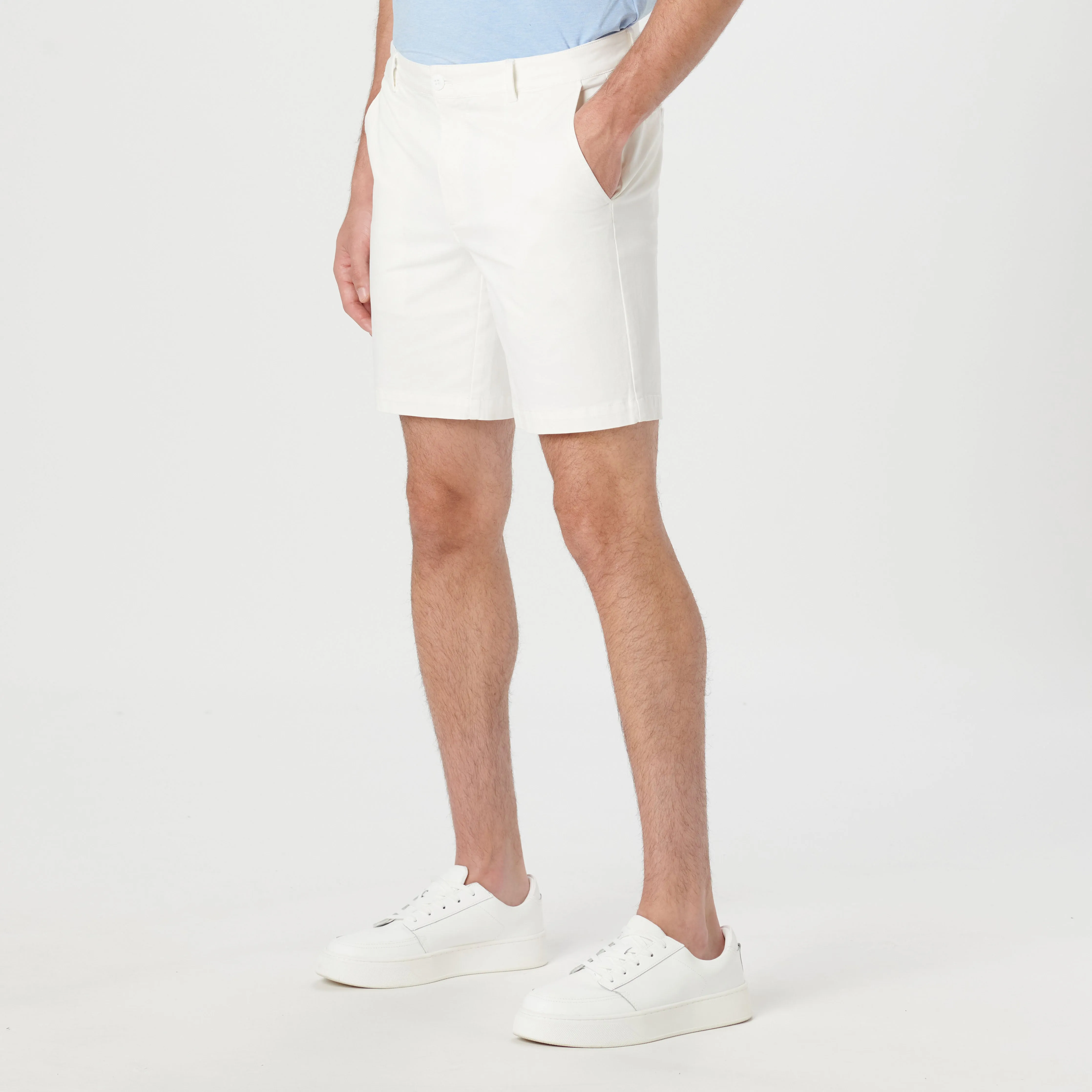 Solid Bermuda Shorts