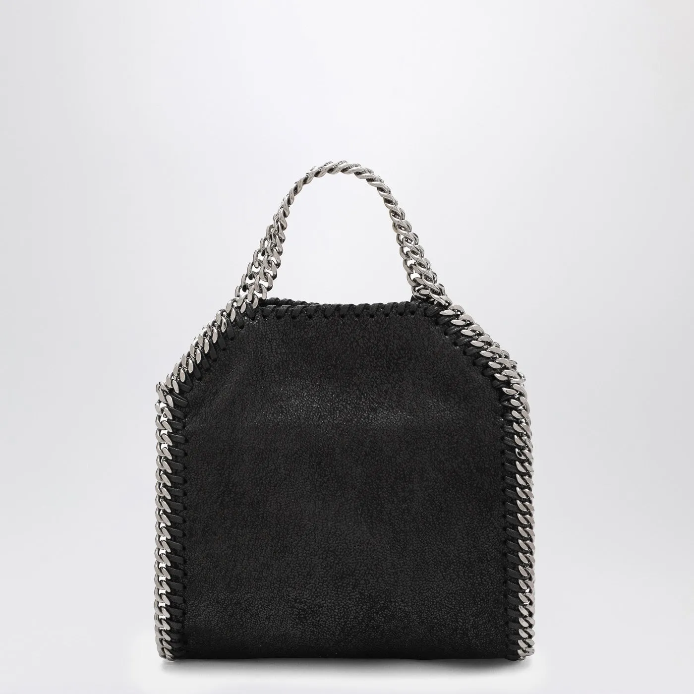 Stella McCartney    Stella Mc Cartney Black Micro Falabella Tiny Tote Bag