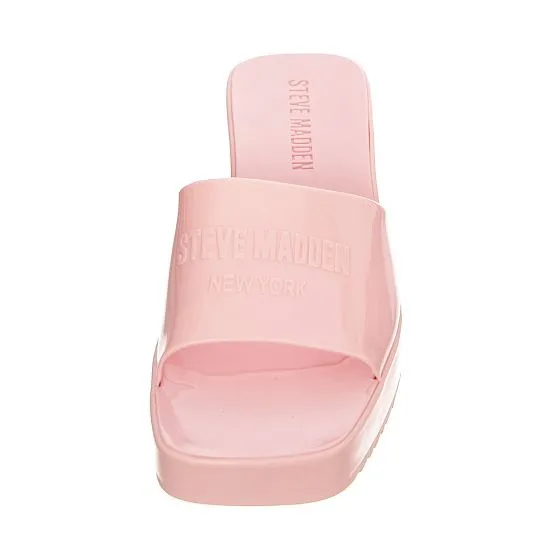 Steve Madden Womens Halston Pink Candy Sandals