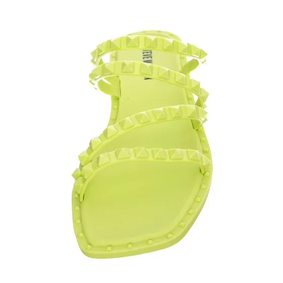 Steve Madden Womens Skyler-J Lime Sandals