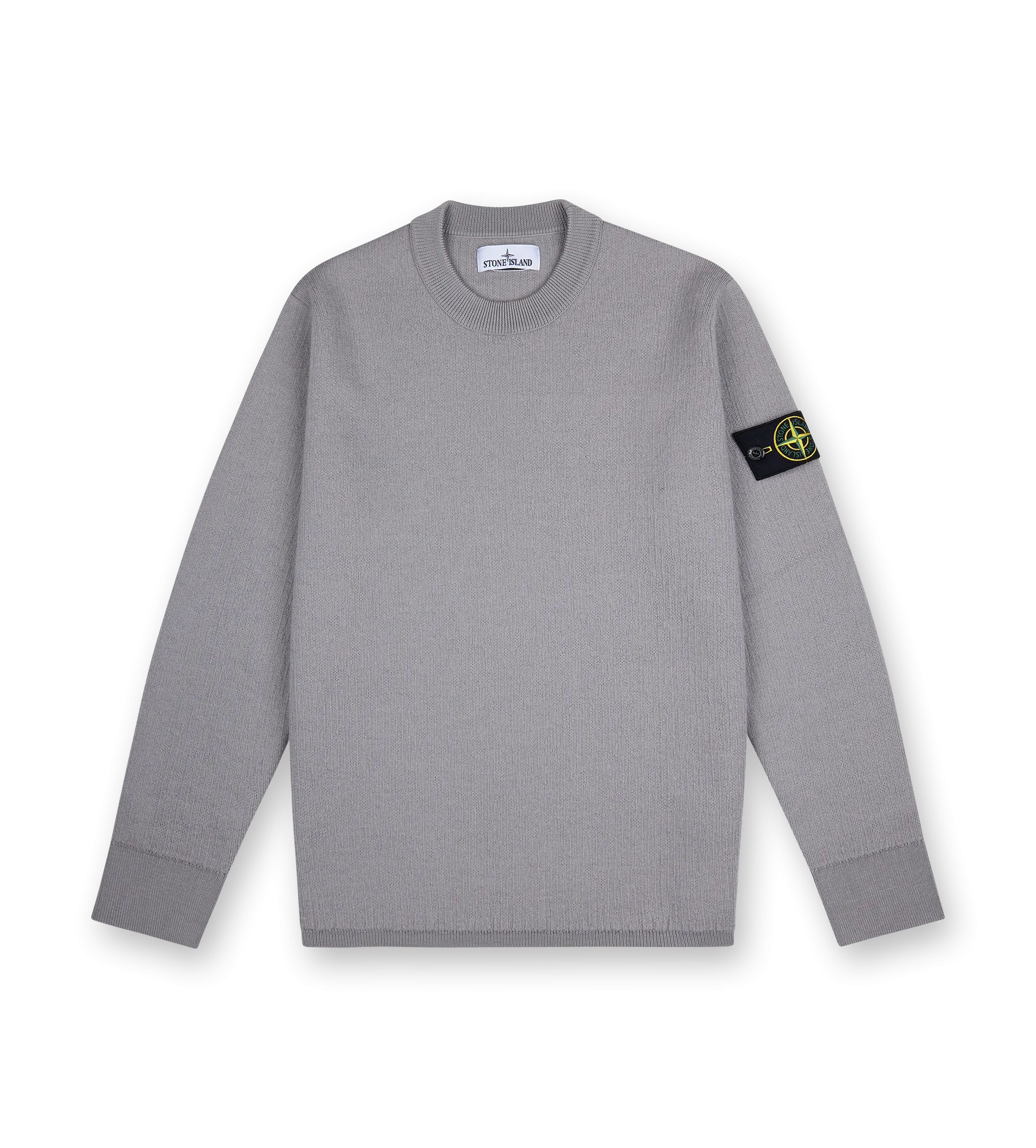 Stone Island    Knitted Sweater Melange Grey