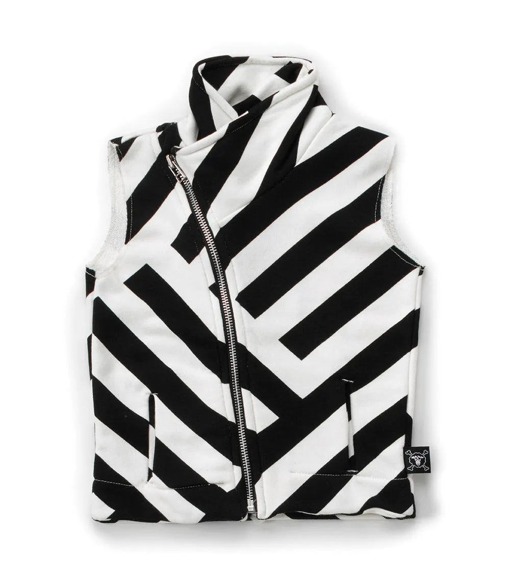 striped vest