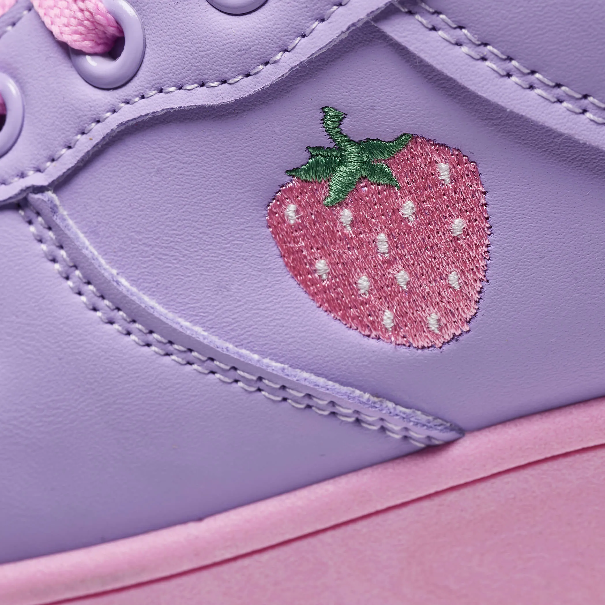 Sweet Strawberry Platform Trainers Purple