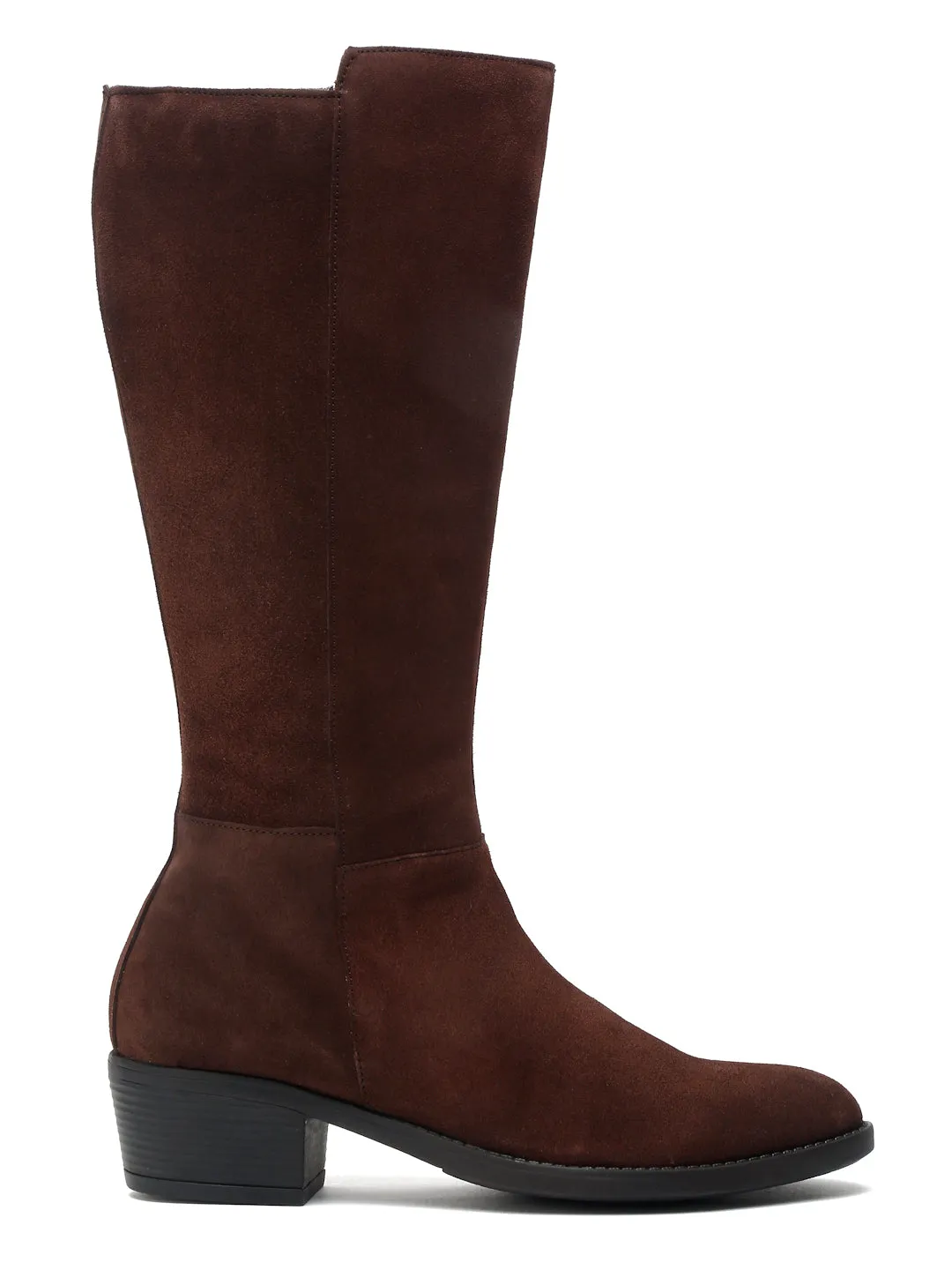 Teakwood Leather Women Brown Suede Long Boots