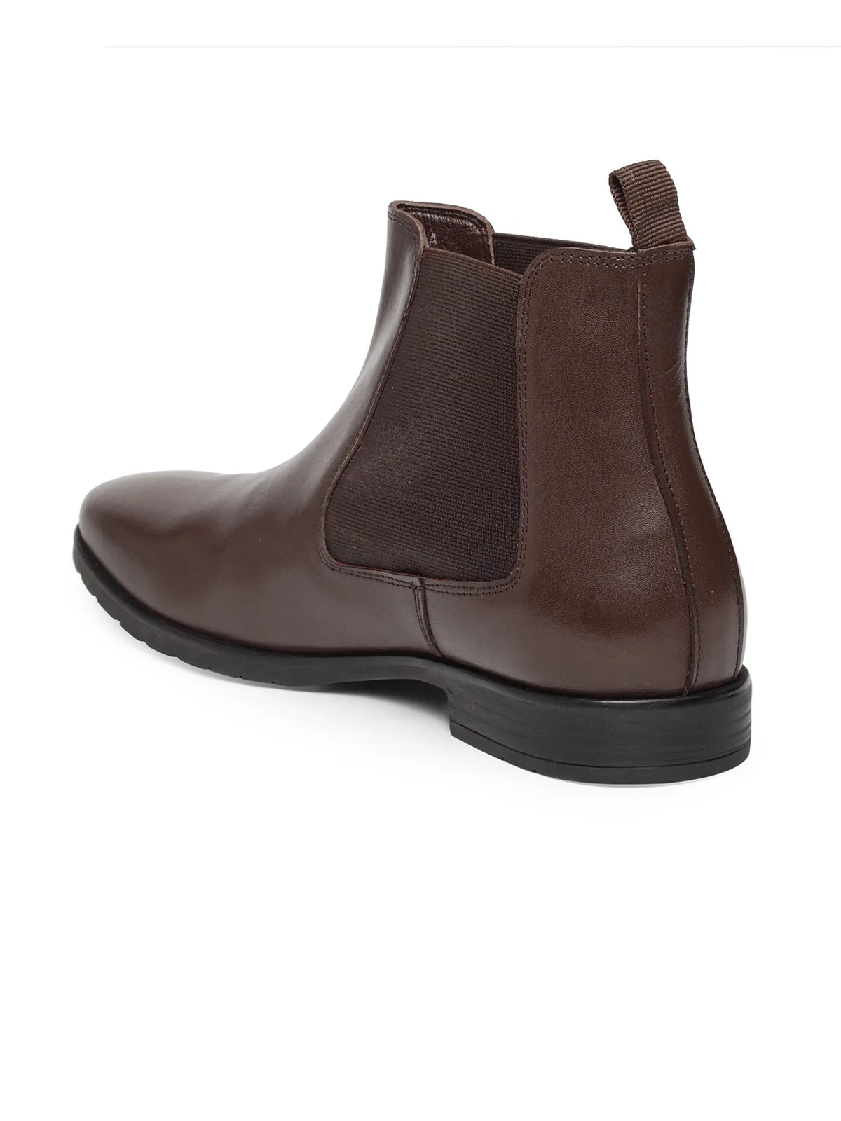 Teakwood Leathers Men's Brown Chelsea Boots