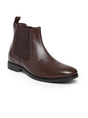 Teakwood Leathers Men's Brown Chelsea Boots