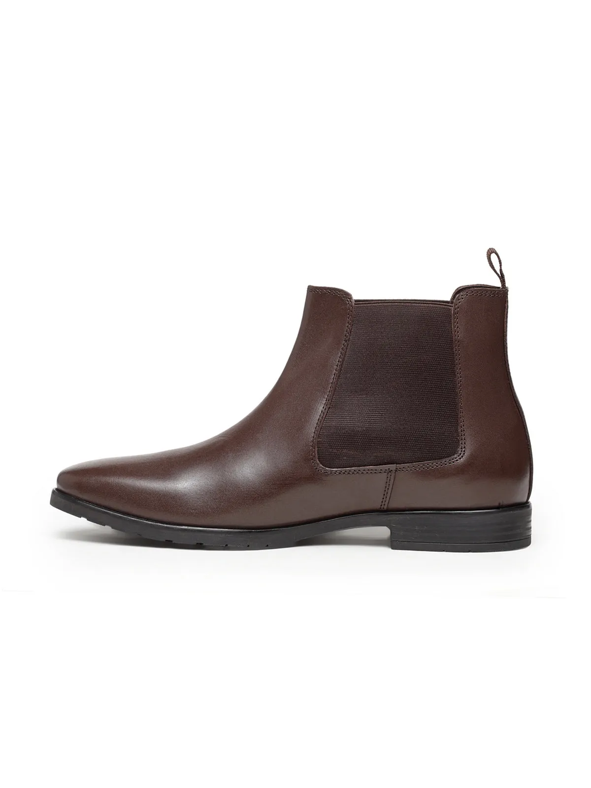 Teakwood Leathers Men's Brown Chelsea Boots