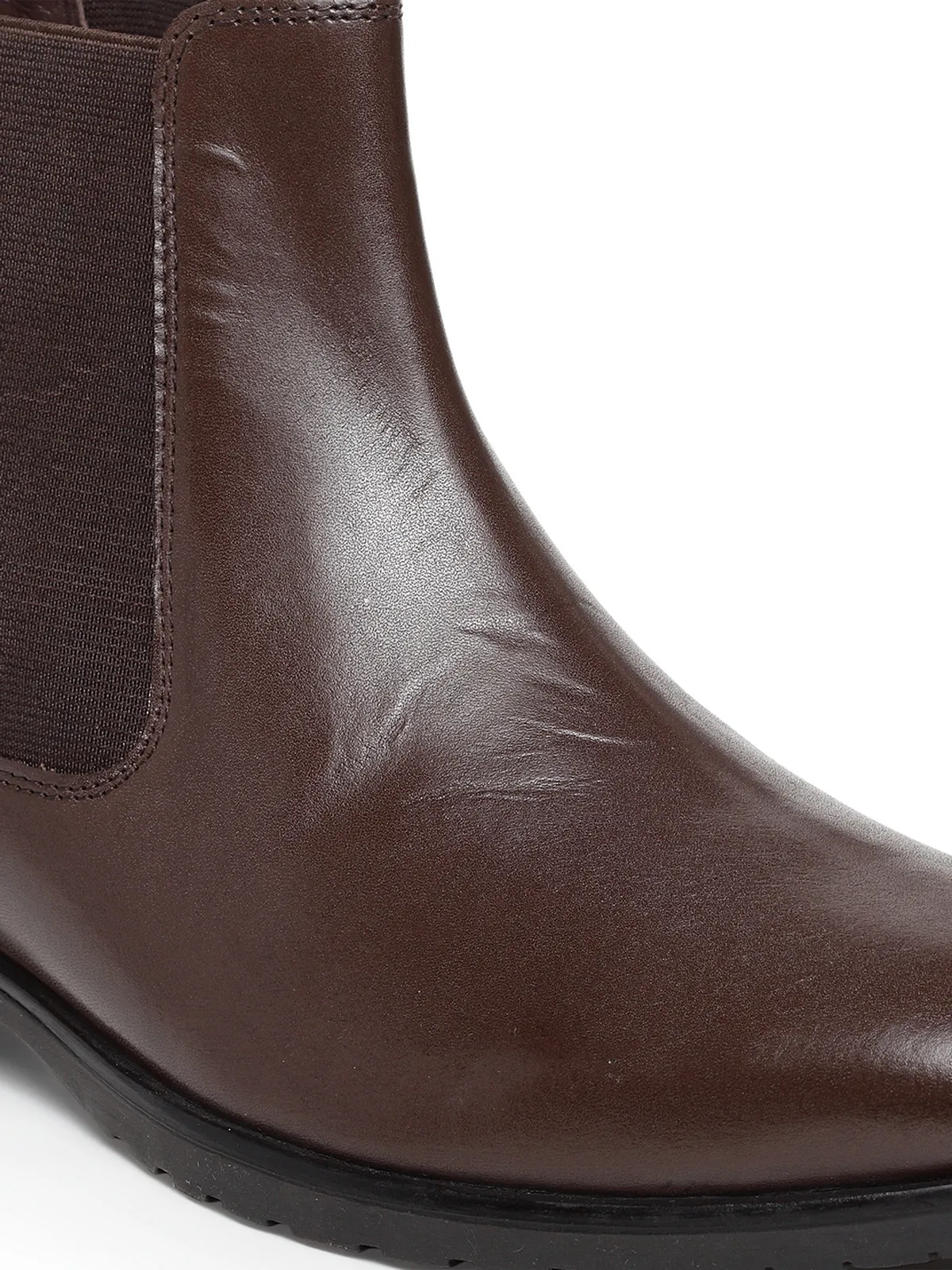 Teakwood Leathers Men's Brown Chelsea Boots