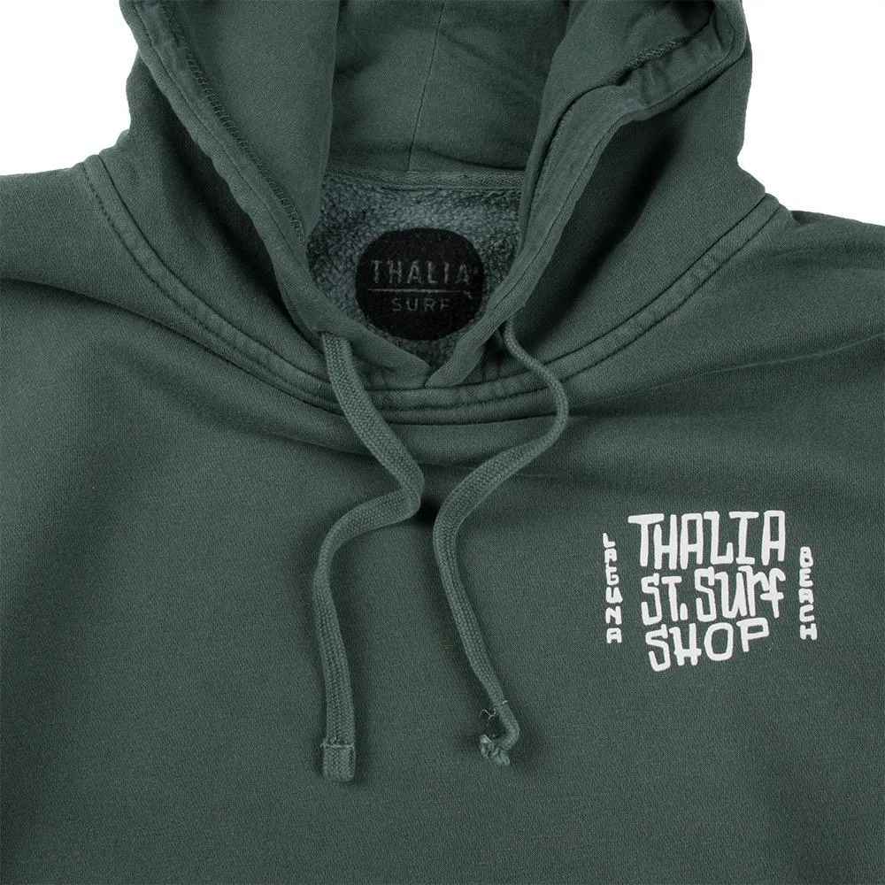 Thalia Surf Palm Pullover Hood Mens Fleece