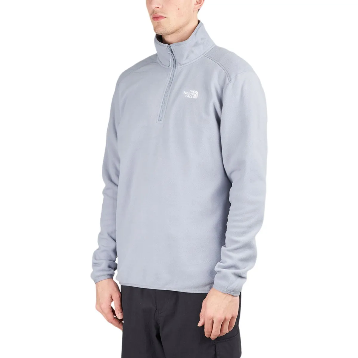 The North Face 100 Glacier 1/4 Zip (Light Grey)