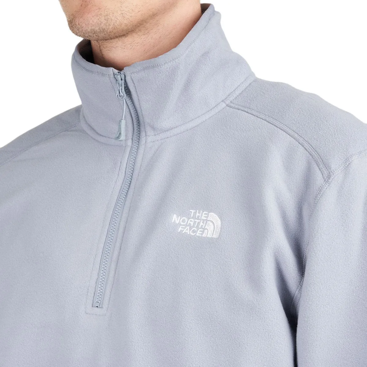 The North Face 100 Glacier 1/4 Zip (Light Grey)