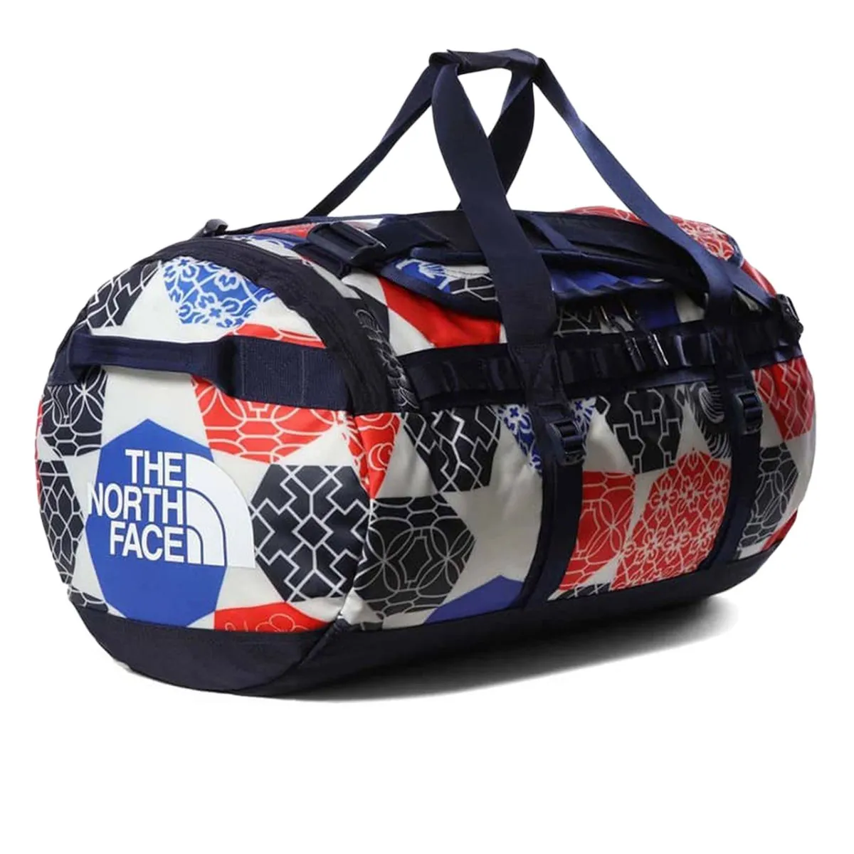 The North Face Base Camp Duffel M (Blue Geo Print)