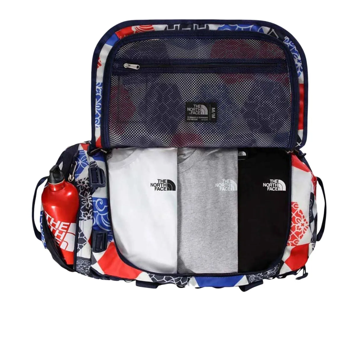 The North Face Base Camp Duffel M (Blue Geo Print)