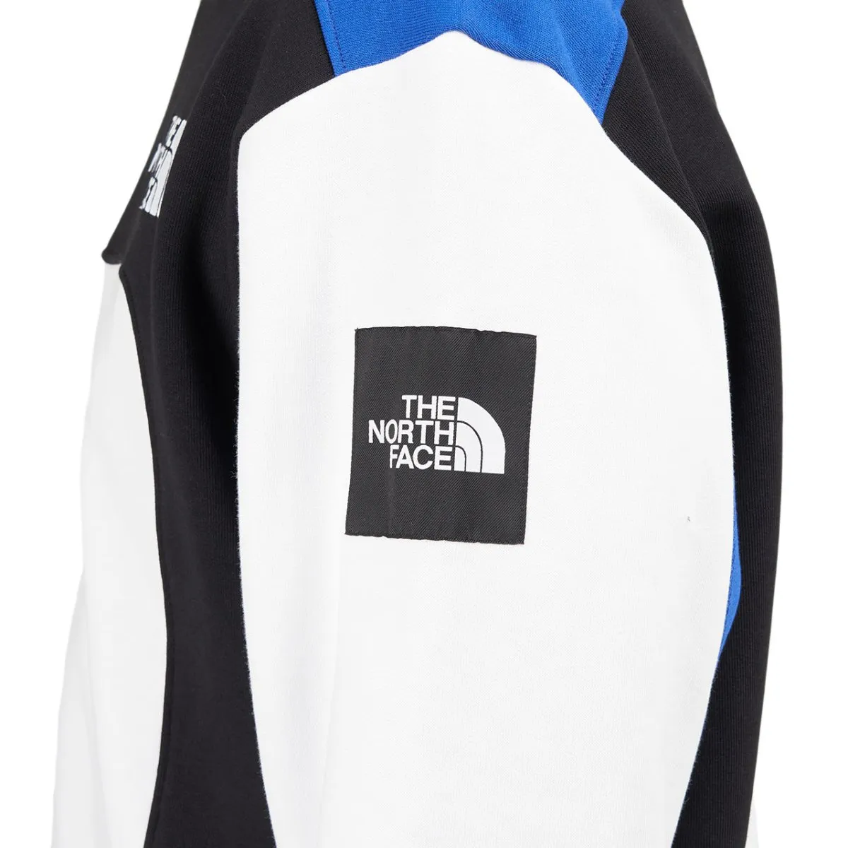 The North Face BB Cut & Sew Crew (White / Blue / Black)