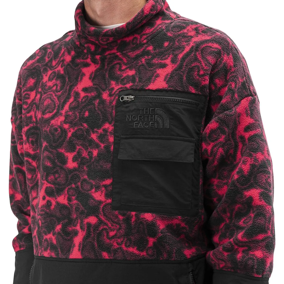 The North Face M ´94 Rage Classic Fleece Pullover (Pink / Red / Black)