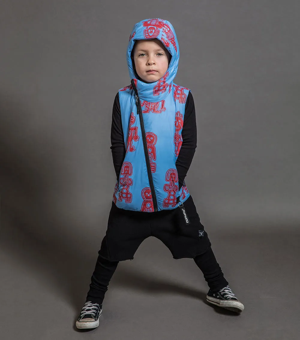 tribal dancers hooded down vest