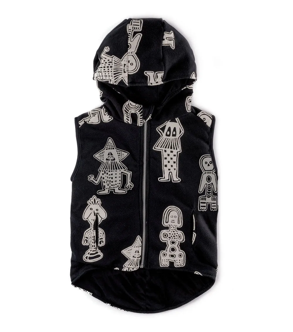 tribal dancers hooded vest