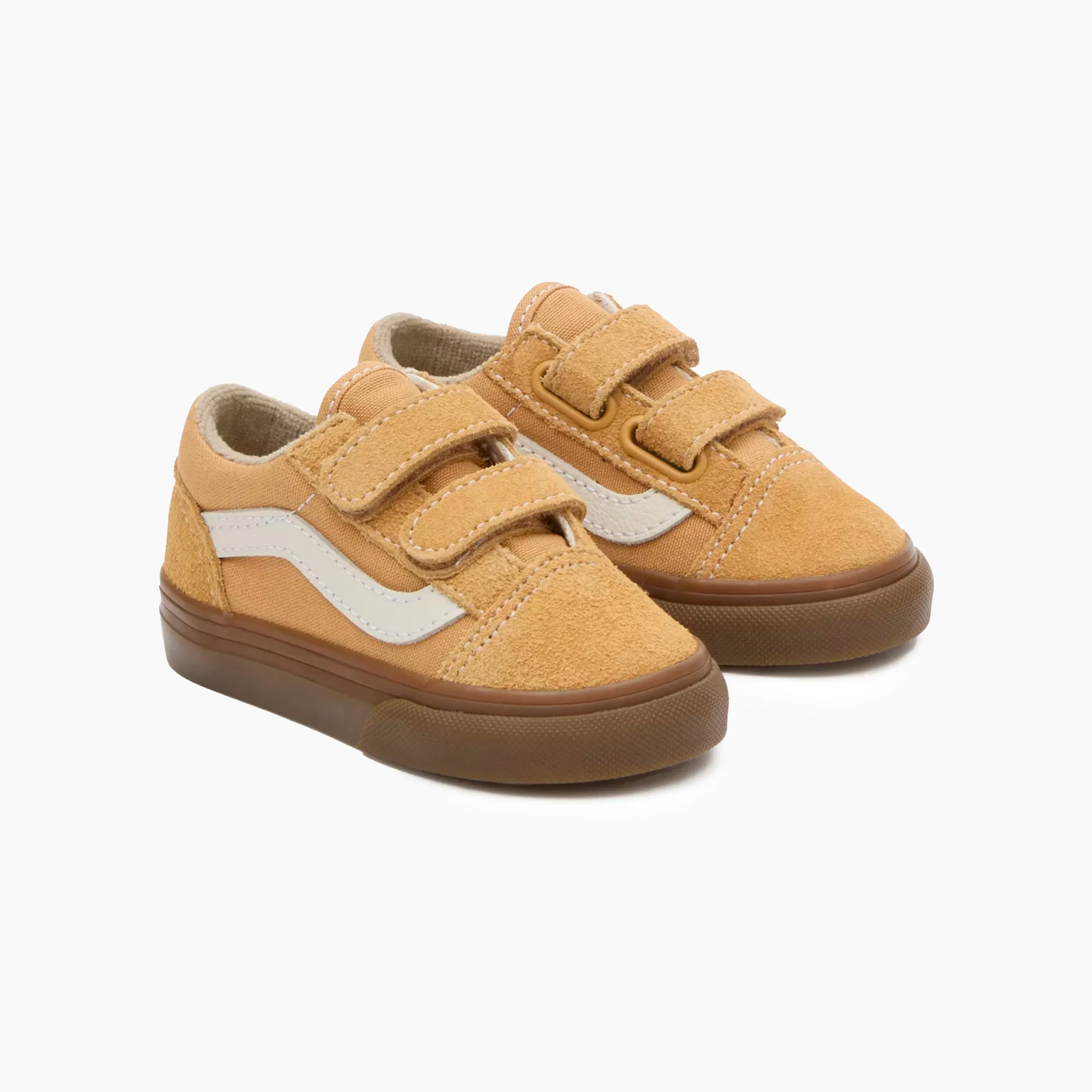 VANS OLD SKOOL V GUM ANTELOPE & BROWN - VN000CRW5QJ1