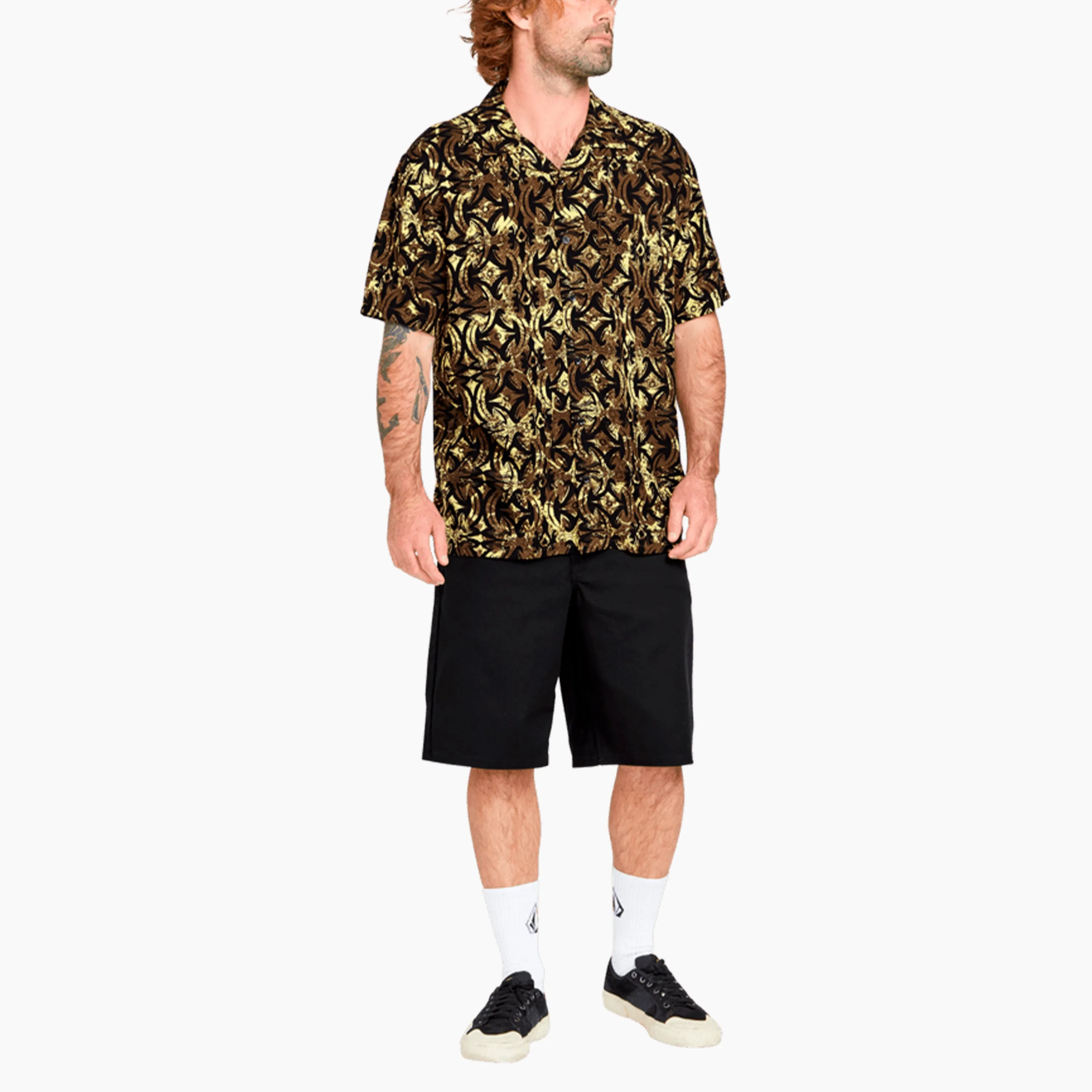 VOLCOM BOLD MOVES SS SHIRT GINGER BROWN - A0412404