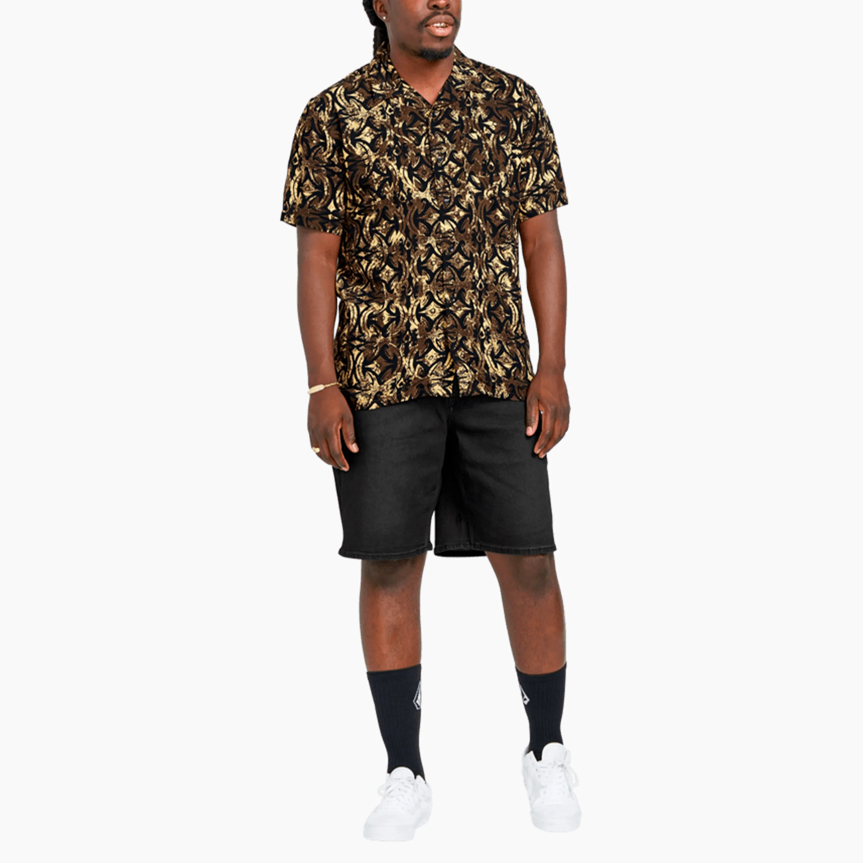 VOLCOM BOLD MOVES SS SHIRT GINGER BROWN - A0412404