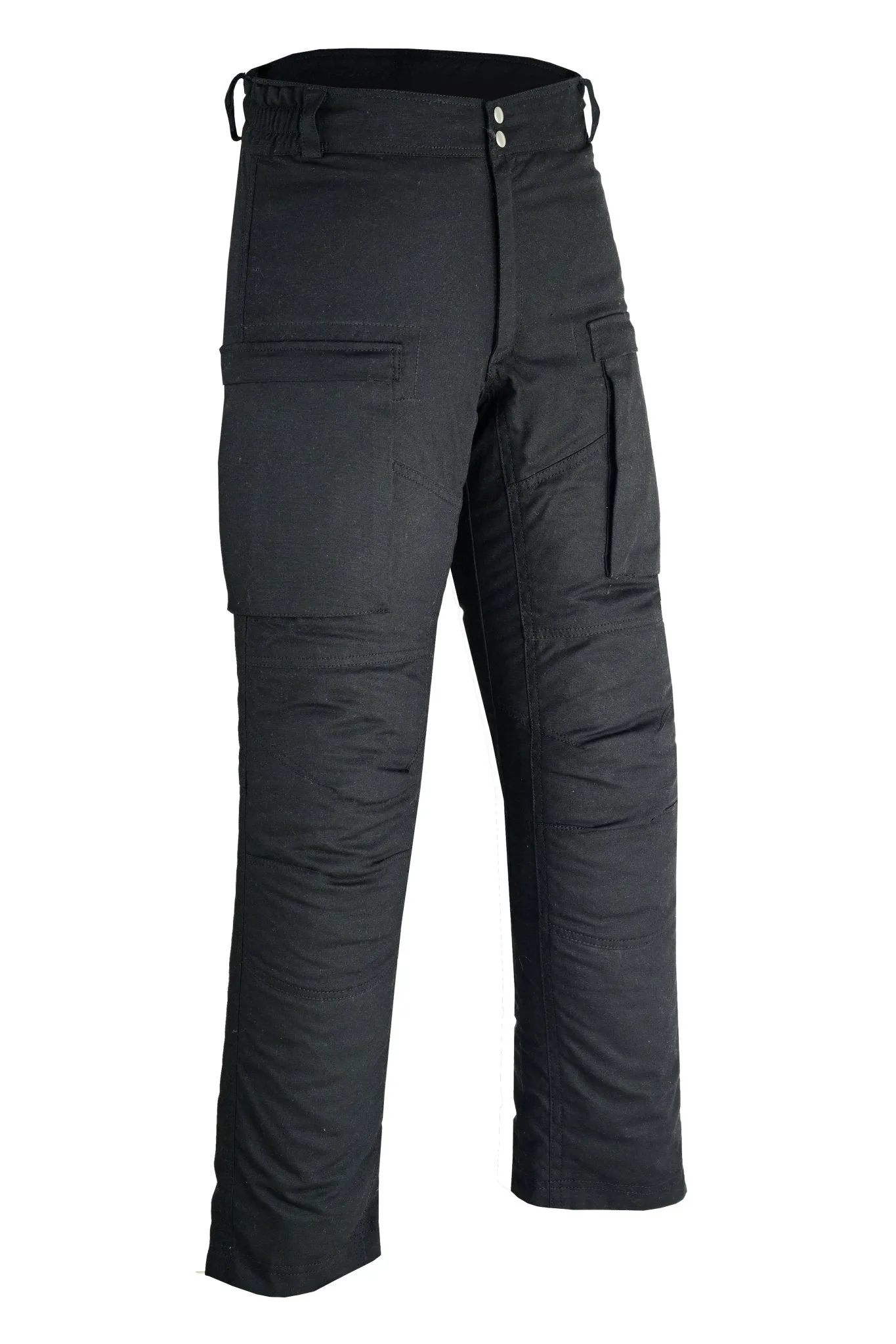 Waxed Cotton Cargo Biker Motorcycle Waterproof Armoured Trousers Pants