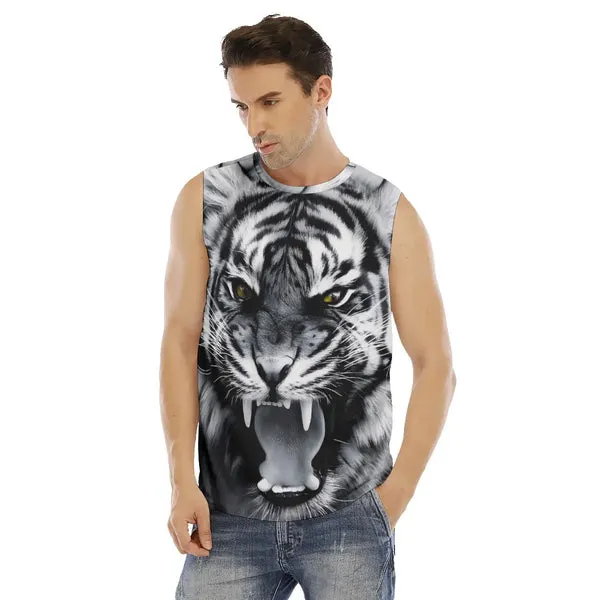 white tiger tank top