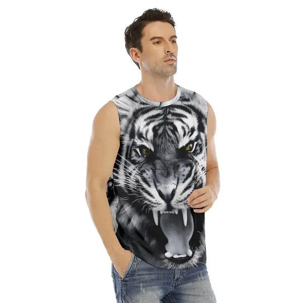 white tiger tank top