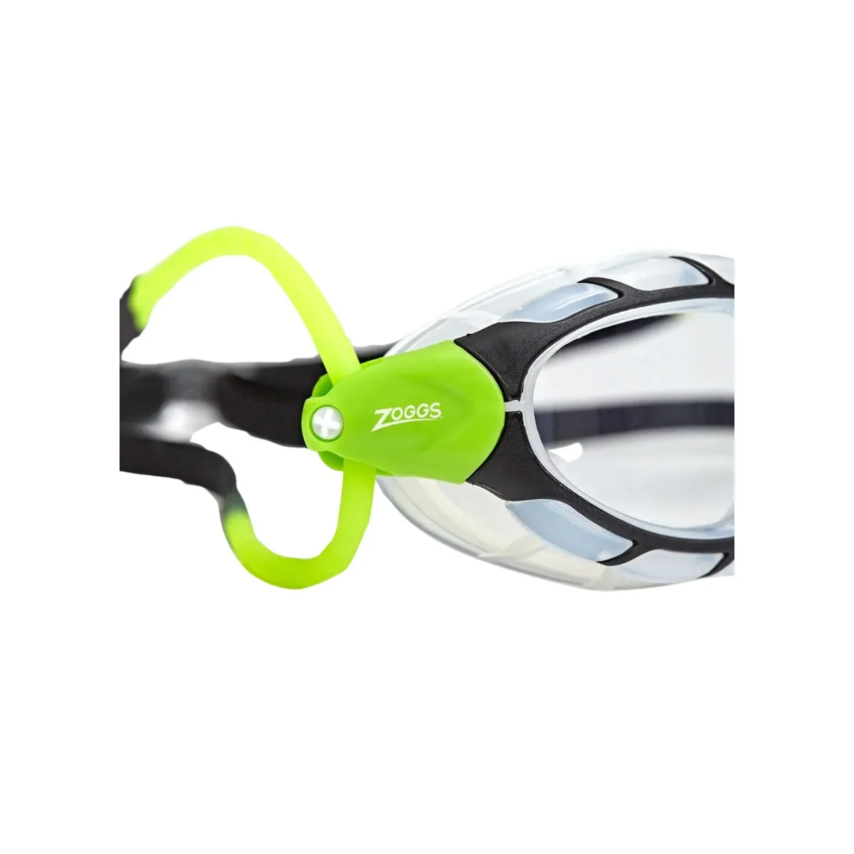 Zoggs Predator Black Green Swimming Goggles